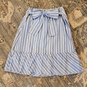 J. Crew striped skirt